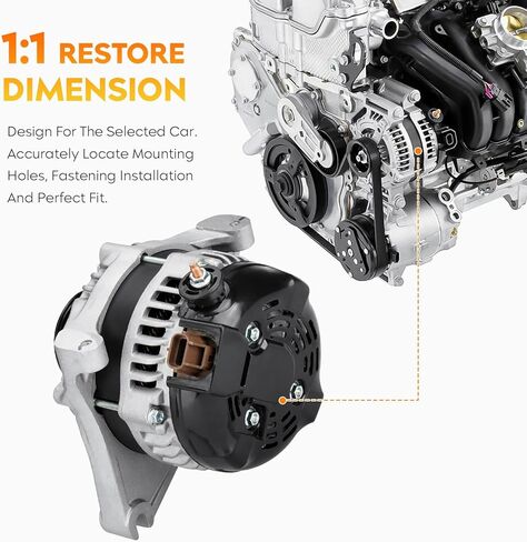 New Alternator for 5.4L Ford Expedition 2007 2008, Lincoln Navigator 2007 2008, AND0494 104210-5630 in Saudi Arabia