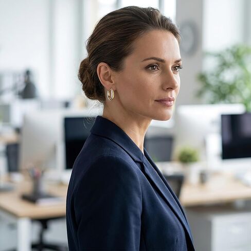 مجموعة مكونة من زوجين من الأقراط المعدنية المختلطة للنساء، أقراط دائرية بلونين مطلية بالذهب والفضة، أقراط دائرية ملتوية خفيفة الوزن وأنبوب مكتنزة، هدية مجوهرات عصرية in Kuwait