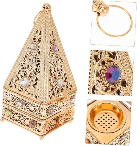 Arabian Incense Burner Metal Censer Holder Creative Aroma Burner for Bedroom Office and Tearoom in Saudi Arabia