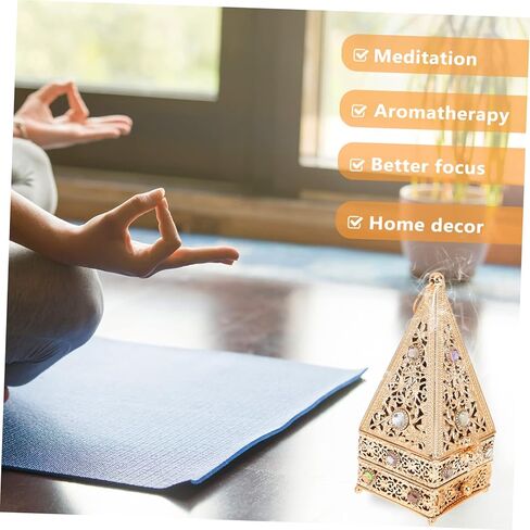 Arabian Incense Burner Metal Censer Holder Creative Aroma Burner for Bedroom Office and Tearoom in Saudi Arabia