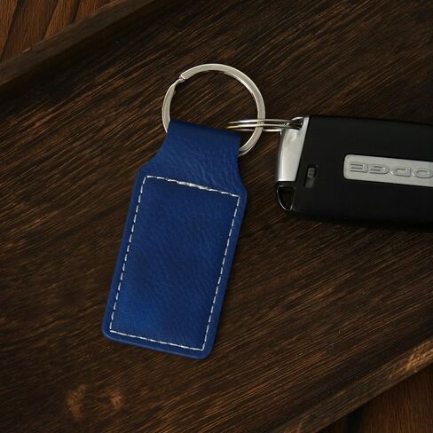 LaserGram Rectangle Keychain, African Elephant, Personalized Engraving Included in Saudi Arabia