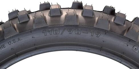 Hoosier Racing Tire 110/90-19 IMX25 C100 Dirt Bike Rear Tube Type Tire Ideal for 125, 250, 450cc Bikes with Hoosier Keychain in Kuwait