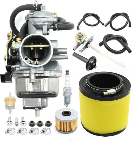 استبدال مجموعة المكربن ​​Anxingo Recon 250 لهوندا TRX250 Recon 250 1997-2001، Honda TRX250TE TRX250TM 2002-2007، يستبدل 16100-HM8-B01 16950-HN7-003 in Saudi Arabia