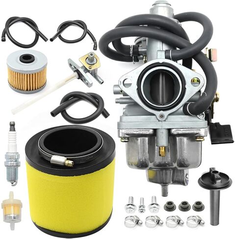 استبدال مجموعة المكربن ​​Anxingo Recon 250 لهوندا TRX250 Recon 250 1997-2001، Honda TRX250TE TRX250TM 2002-2007، يستبدل 16100-HM8-B01 16950-HN7-003 in Saudi Arabia
