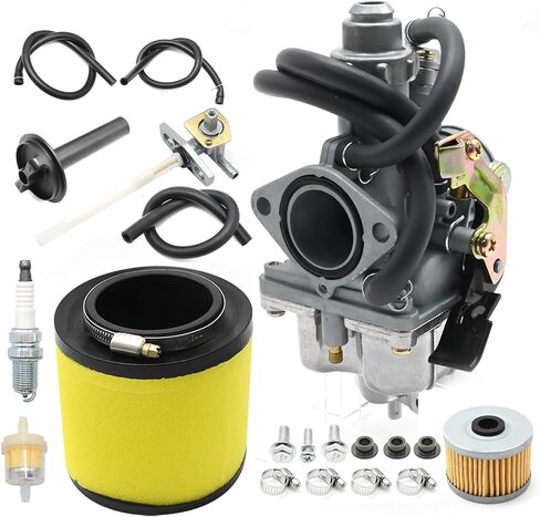 استبدال مجموعة المكربن ​​Anxingo Recon 250 لهوندا TRX250 Recon 250 1997-2001، Honda TRX250TE TRX250TM 2002-2007، يستبدل 16100-HM8-B01 16950-HN7-003 in Saudi Arabia