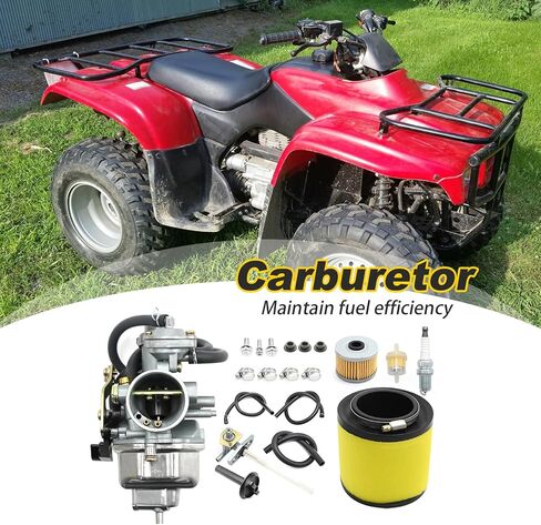 استبدال مجموعة المكربن ​​Anxingo Recon 250 لهوندا TRX250 Recon 250 1997-2001، Honda TRX250TE TRX250TM 2002-2007، يستبدل 16100-HM8-B01 16950-HN7-003 in Saudi Arabia