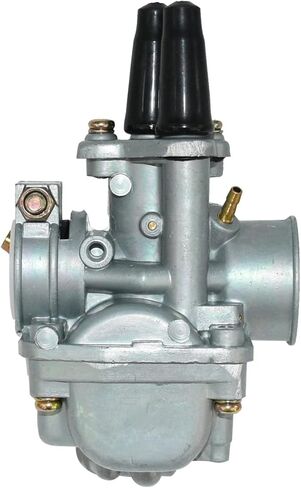 XingLi PW80 Carburetor Compatible with Yamaha PW 80 Y-Zinger Bike 1985-2006 Carb with Air Filter Throttle Cable and Fuel Petcock Switch in Kuwait