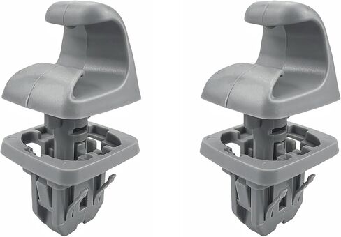 2 PCS Sun Visor Bracket Clips Holder for Toyota Camry 2007-2017, Corolla 2009-2019, Highlander 2008-2019, RAV4 2013-2018, Sun Visor Retainer OE# 74348-33040-B0 (Gray) in Kuwait