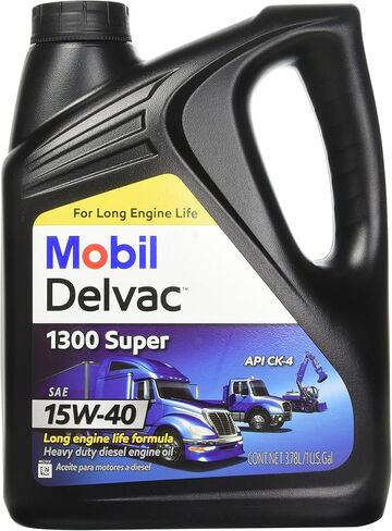 زيت محرك موبيل 1 112786 15W-40 ديلفاك 1300 سوبر - 1 جالون in Saudi Arabia