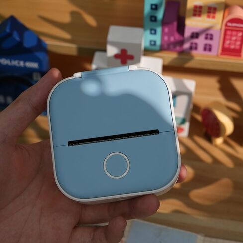 Memoking Mini Sticker Printer, Inkless Portable Bluetooth Thermal Label & Photo Printer with App, Pocket-Sized Wireless Printer for Journaling, Scrapbooking, Home Organization & Study Notes in Kuwait