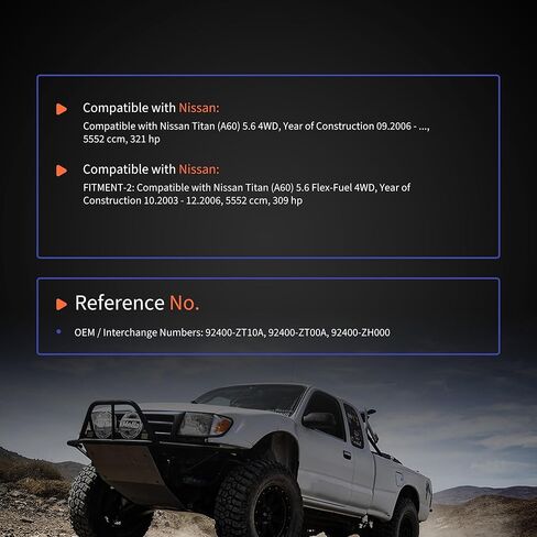 صمام التحكم في سخان HiSport HVAC - متوافق مع Nissan Titan 5.6L 2006-2015 استبدال خرطوم صمام التحكم في التدفئة 92400-ZT10A in Saudi Arabia