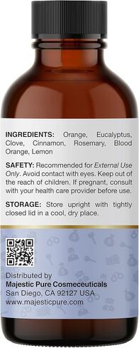 MAJESTIC PURE Frankincense Essential Oil | 100% Pure and Natural Oil | Premium Grade Essential Oils for Hair Care, Home Diffusers, Skin, Aromatherapy, Massage and Humidifiers | 3.4 Fl Oz in Kuwait