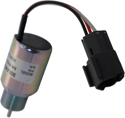 12V Fuel ShutOff Solenoid Valve SA-3725-12 30A87-20402 30A87-00040 For Mitsubishi Engine L3E2-63ESA L3E-31NSA L3E-61KL L3E-63ESA L3E-W262KL S3L2-61ES S3L2-61WH S3L2-64ES in Kuwait