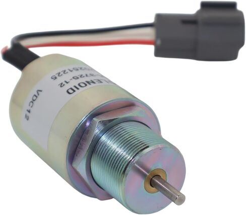 12V Fuel ShutOff Solenoid Valve SA-3725-12 30A87-20402 30A87-00040 For Mitsubishi Engine L3E2-63ESA L3E-31NSA L3E-61KL L3E-63ESA L3E-W262KL S3L2-61ES S3L2-61WH S3L2-64ES in Kuwait