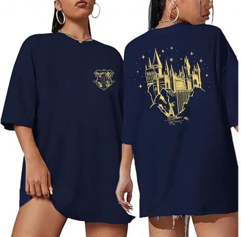 Flourish and Blotts Shirt Oversized Graphic Tshirts for Women Book Tshirt Wizard Costume Clothes in Saudi Arabia