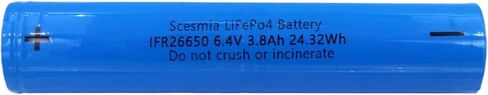 بطارية بديلة 3800 مللي أمبير/24.32 وات في الساعة لـ Ma'glite ML125، ML150LR، ML150LRX، متوافقة مع PN. إيليف-3006526 in Saudi Arabia