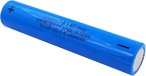 بطارية بديلة 3800 مللي أمبير/24.32 وات في الساعة لـ Ma'glite ML125، ML150LR، ML150LRX، متوافقة مع PN. إيليف-3006526 in Saudi Arabia