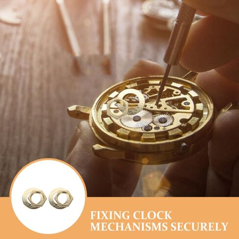 Quartz Clock DIY Fittings Kit with Nuts and Washers for Wall Clock Repair Replacement Parts Assembly Accurate Timekeeping Mechanism Fixing in Saudi Arabia