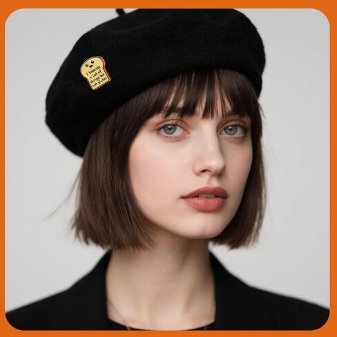 Funny Enamel Pin,I Tolerate a Lot of Things But Not Gluten Brooch Badge,Cartoon Bread Shape Lapel Pins,Toast Badge Holder for Hats/Backpacks/Clothes,Food Allergy Humor Decorative Jewelry Accessories in Kuwait