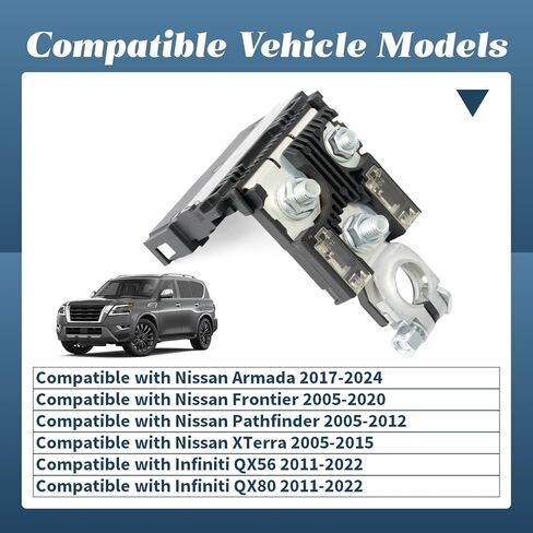 24380-89914 243407F000 الصمامات والاستبدال الطرفي الإيجابي لسيارة Nissan Armada Frontier Pathfinder Xterra لسيارة Infiniti QX56 QX80، استبدل 2438089914 in Kuwait