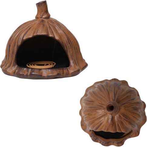 Gourd Incense Burner - Elegant Ceramic Smudge Bowl & Sage Holder for Spiritual Space Cleansing, Focused Meditation, Yoga Practice and Peaceful Home Ambiance in Saudi Arabia