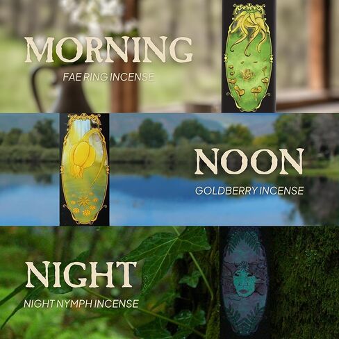 Sea Witch Botanicals Mystic Realms Premium Incense Collection | All-Natural Essential Oil Blends | 3 Boxes of 20 Incense Sticks | Non-Toxic | Ritual and Relaxation in Saudi Arabia