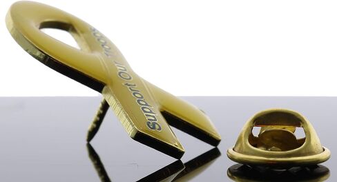 ادعم قبعة الشريط الأصفر لقواتنا أو دبوس طية صدر السترة PPM F4D9Z in Kuwait