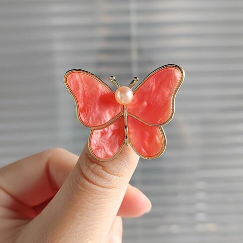 4 قطعة فراشة ملونة المينا دبابيس مجموعة كريستال اللؤلؤ لطيف المينا ظهره التلبيب دبوس CoolBrooches دبوس للمجوهرات الشرير شارة in Saudi Arabia