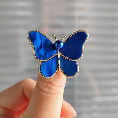 4 قطعة فراشة ملونة المينا دبابيس مجموعة كريستال اللؤلؤ لطيف المينا ظهره التلبيب دبوس CoolBrooches دبوس للمجوهرات الشرير شارة in Saudi Arabia