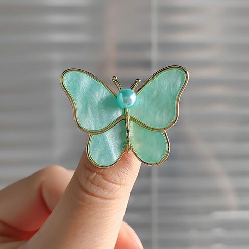4 قطعة فراشة ملونة المينا دبابيس مجموعة كريستال اللؤلؤ لطيف المينا ظهره التلبيب دبوس CoolBrooches دبوس للمجوهرات الشرير شارة in Saudi Arabia