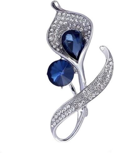 Elegant Flower Brooch Pins for Women，Pearl Rhinestone Floral Brooches Lapel Pins Scarf Shawl Costume Pin Hat Bag Suit Dress Accessories Boutonniere in Kuwait