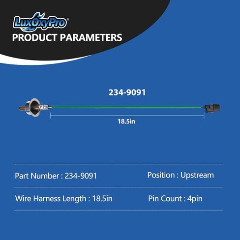 Oxygen O2 Sensor Upstream for Honda Accord CR-V 2.4L L4 2008-2012, for Acura TSX 2.4L L4 2009 2010 2011 2012 2013 2014, Replace 234-9091 in Kuwait