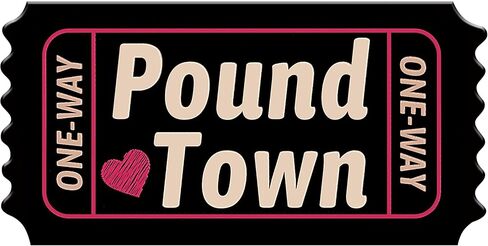 12Pcs Pound Town One Way Ticket for Him Her Boyfriend Girlfriend Marriage Gift for Wife Husband, Red in Kuwait