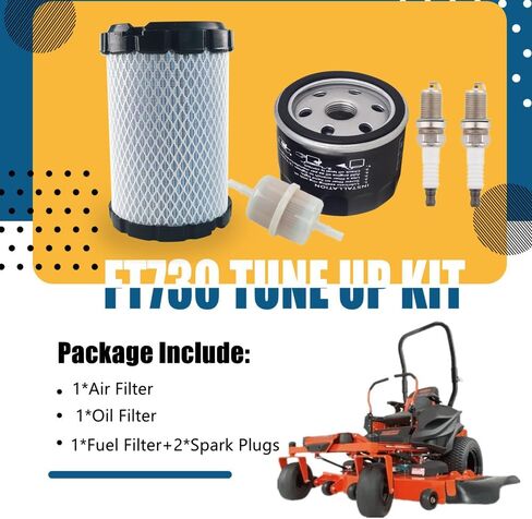 11013-0807 طقم ضبط فلتر الهواء مناسب لمحركات كاواساكي FT651V FT691V FT730V 4 السكتة الدماغية مع شمعة إشعال فلتر الزيت in Kuwait