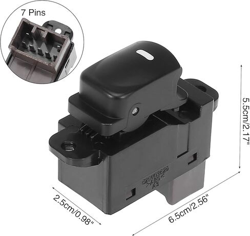 X AUTOHAUX Front Passenger Side Power Window Switch 93580-0Q000 Replacement for Hyundai Elantra 2008 2011 2018 in Saudi Arabia