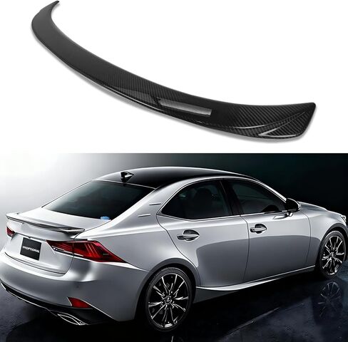 Rear Spoiler Trunk Wing Compatible with Lexus IS200t IS250 IS350 2014-2020 F Sport Style (Gloss Black) in Saudi Arabia