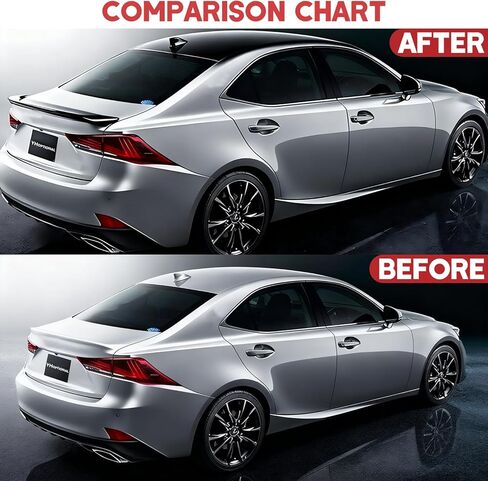 Rear Spoiler Trunk Wing Compatible with Lexus IS200t IS250 IS350 2014-2020 F Sport Style (Gloss Black) in Saudi Arabia