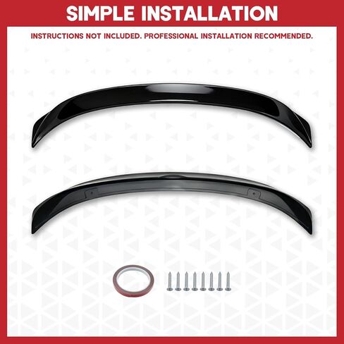 Rear Spoiler Trunk Wing Compatible with Lexus IS200t IS250 IS350 2014-2020 F Sport Style (Gloss Black) in Saudi Arabia