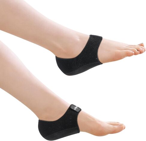 Gel Heel Cups for Pain Relief - Plantar Fasciitis & Achilles Tendonitis Support, Anti-Slip Heel Cushion Protectors for Shoes in Saudi Arabia