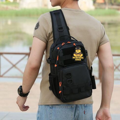 Tactical Bear PVC Patch, NO Bothers GIUEN Morale Badge, 3D Hook Fastener, 2.5 x 3.3 Inches in Kuwait