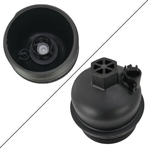 Engine Oil Filter Housing Cover Cap Assembly With 2 Pack Oil Filters Fit for Hyundai Accent Elantra Kona Santa Fe Sonata Tucson Venue Kia K5 Rio Sorento Sportage 1.6L, Replace 26315-2M000 26350-2M000 in Kuwait