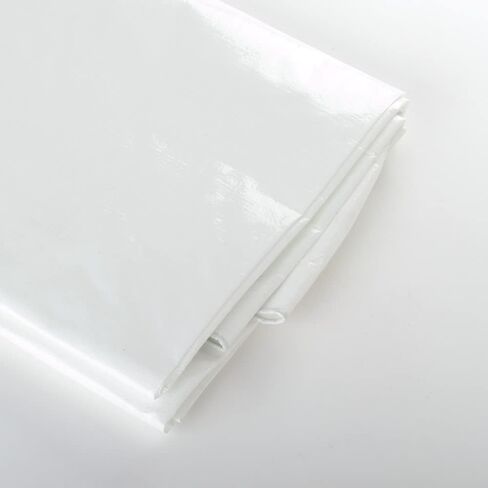 14' x 14' White Heavy Duty Tarp - All Purpose, Waterproof Heavy-Duty Protection/Coverage Tarp, Laminated Coating on Both Sides, UV Blocking Protective Cover, Industrial Strength - by ATE Pro. USA in Saudi Arabia