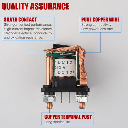 Lotusland 12V Remote Battery Disconnect Switch, 200A Battery Kill Switch with Remote Control, Anti-Theft Negative Terminal Cut Off, Prevent Battery Drain, 360A Starting Power, Easy Install Isolator fo in Kuwait
