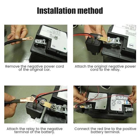 Lotusland 12V Remote Battery Disconnect Switch, 200A Battery Kill Switch with Remote Control, Anti-Theft Negative Terminal Cut Off, Prevent Battery Drain, 360A Starting Power, Easy Install Isolator fo in Kuwait