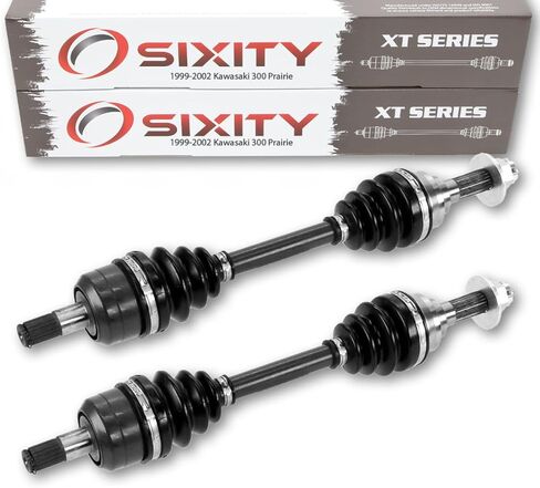 2 pc Sixity XT Front Left Right Axle compatible with Kawasaki Prairie 300 1999-2002 - KVF300 4X4 in Saudi Arabia