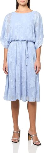 Jessica Howard Women's Boat Neck Dolman Sleeve Spring Midi Dress in Kuwait