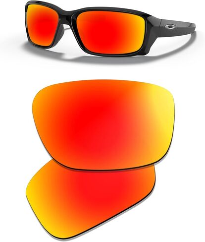 Polarized Lenses Replacement for Oakley Straightlink Sunglasses OO9331, 2 Pairs - MultiOptions in Saudi Arabia