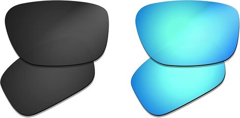 Polarized Lenses Replacement for Oakley Straightlink Sunglasses OO9331, 2 Pairs - MultiOptions in Saudi Arabia