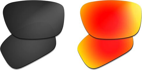 Polarized Lenses Replacement for Oakley Straightlink Sunglasses OO9331, 2 Pairs - MultiOptions in Saudi Arabia