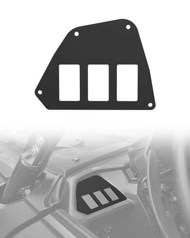 Aluminum Switch Plates for Honda Talon 1000R/1000X (2019-2025); 1000X-4 (2020-2025) Accessories, Pre-Cut Holes Heavy-Duty Drivers Side Switch Panel in Saudi Arabia